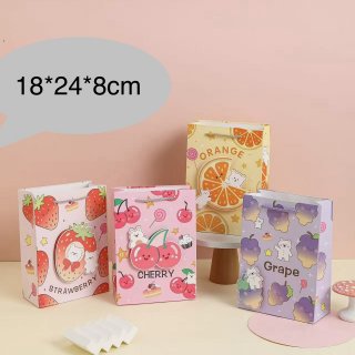 Pack 12u Bolsa de Regalo Fruta 8x24x8 CM Pack 12u Bolsa de Regalo Fruta 8x24x8 CM