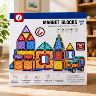 Bloque mágica con imán 60pcs Bloque mágica con imán 60pcs